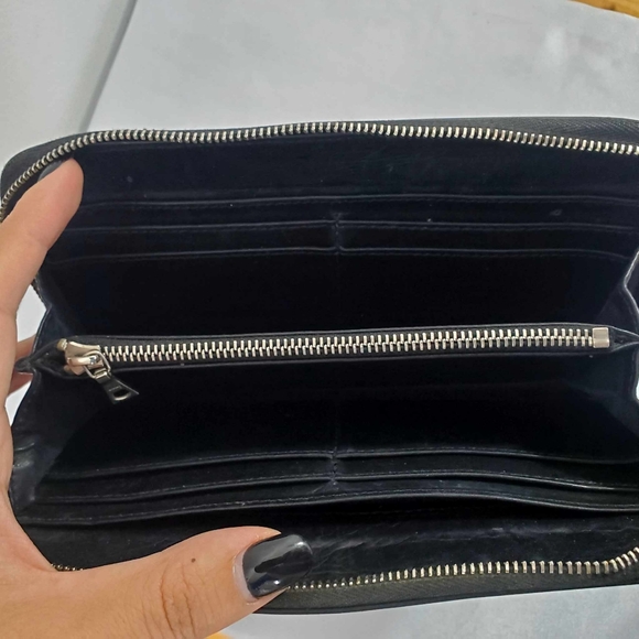 M0851 Black Leather Wallet - Picture 5 of 9